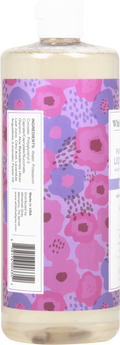 slide 10 of 11, Whitehall Grey Pure Castile Lavender Liquid Soap 32 fl oz, 32 oz