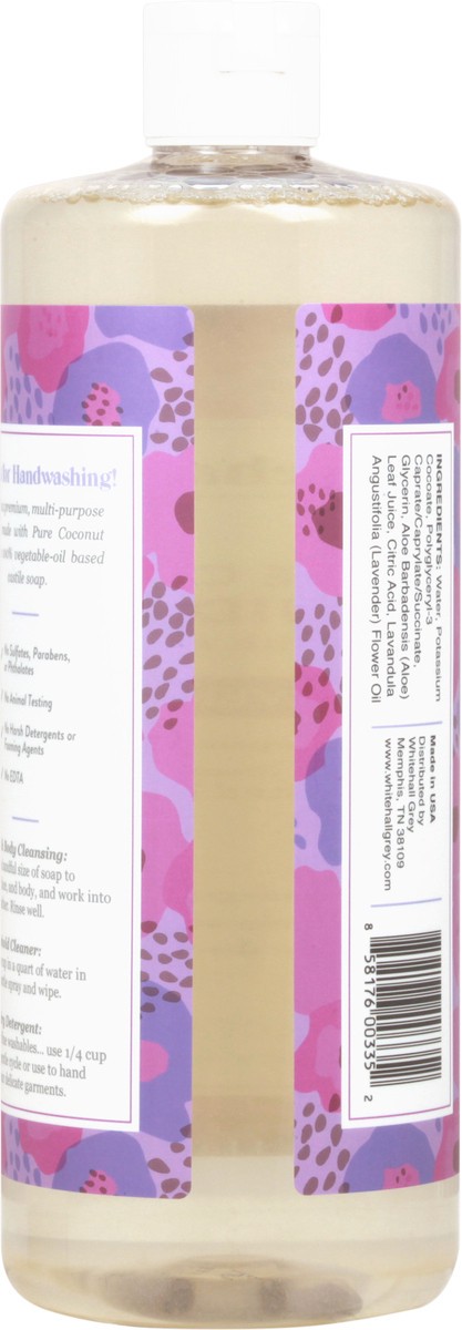 slide 8 of 11, Whitehall Grey Pure Castile Lavender Liquid Soap 32 fl oz, 32 oz