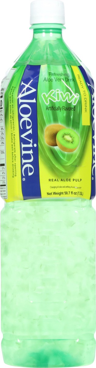 slide 4 of 13, Aloevine Refreshing Kiwi Aloe Vera Drink 50.7 fl oz, 50.7 fl oz