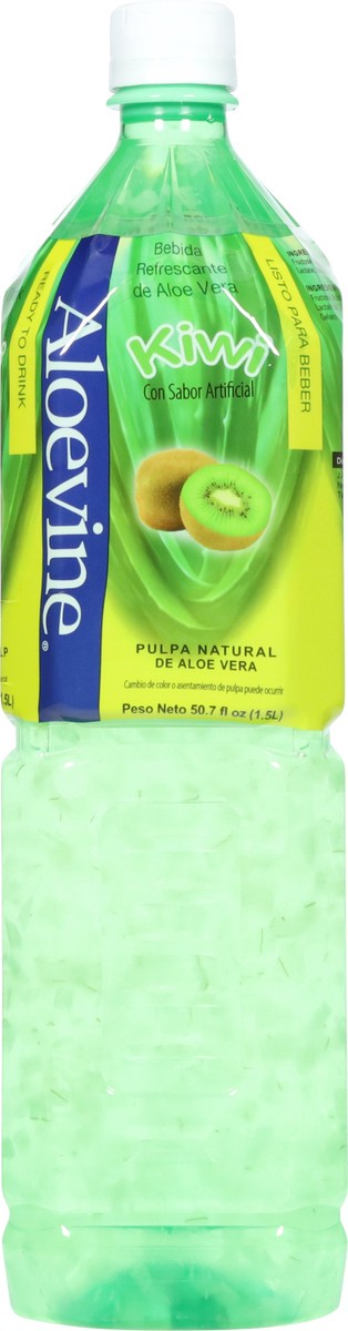 slide 11 of 13, Aloevine Refreshing Kiwi Aloe Vera Drink 50.7 fl oz, 50.7 fl oz