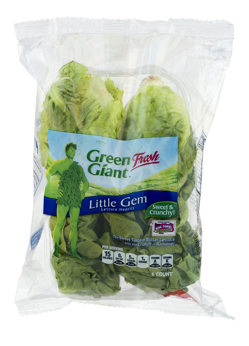 slide 1 of 1, Green Giant Fresh Little Gem Lettuce Hearts, 6 ct