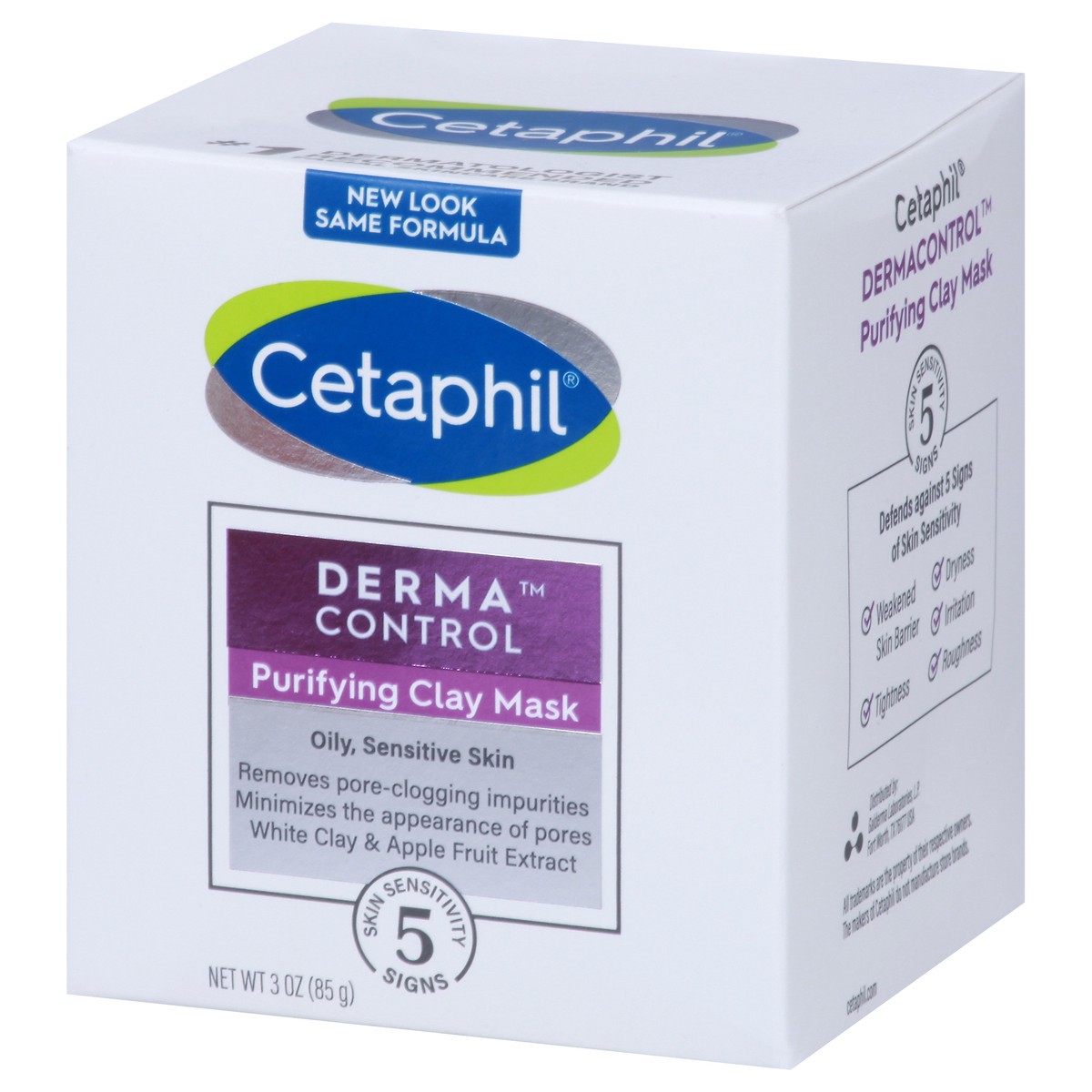 slide 4 of 9, Cetaphil DermaControl Purifying Clay Mask, 3 oz, 3 oz