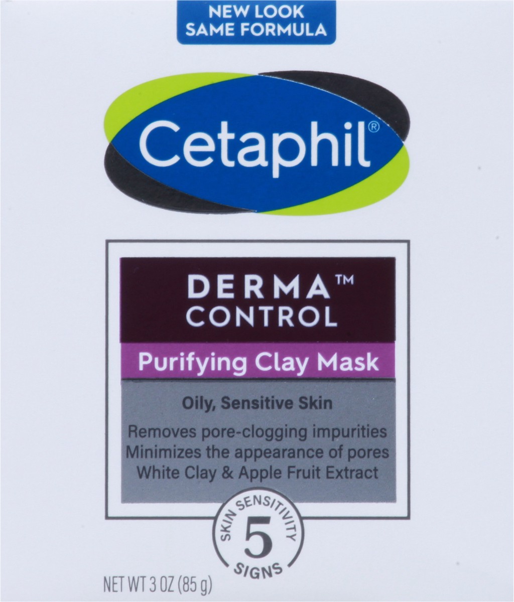 slide 3 of 9, Cetaphil DermaControl Purifying Clay Mask, 3 oz, 3 oz