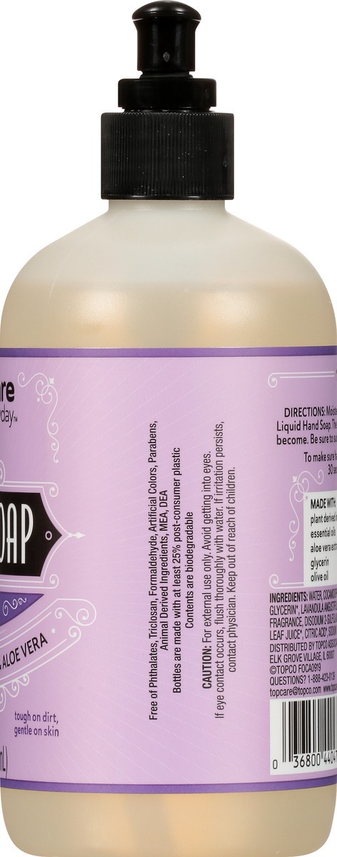 slide 5 of 9, TopCare Everyday Lavender Scent Hand Soap 12 oz, 12 oz