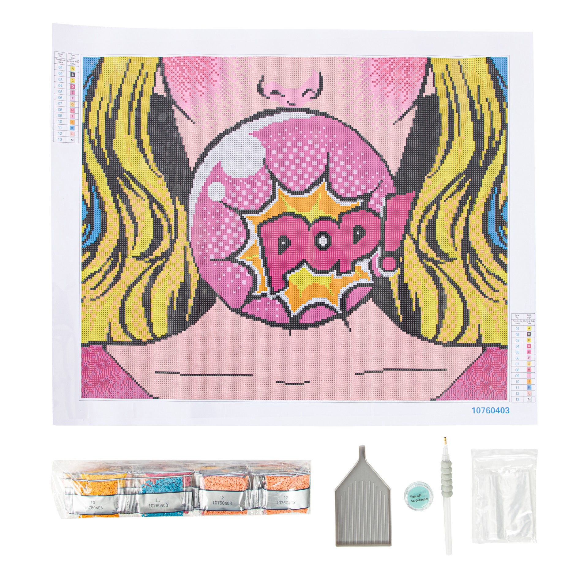 slide 5 of 5, Bubble Pop Square Diamond Art Kit By Make Market, 16 in x 20 in