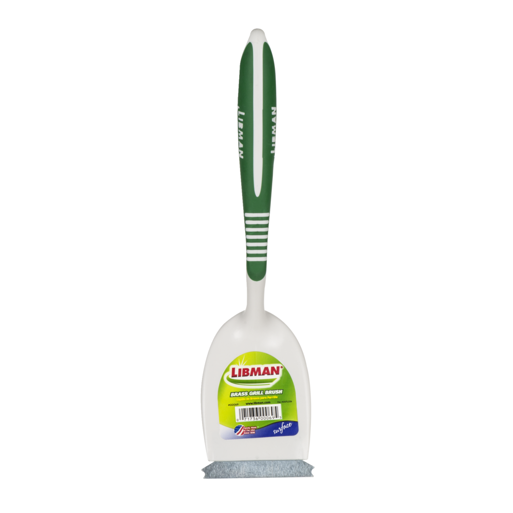 slide 1 of 1, Libman Grill Brush, Brass, 1 ct