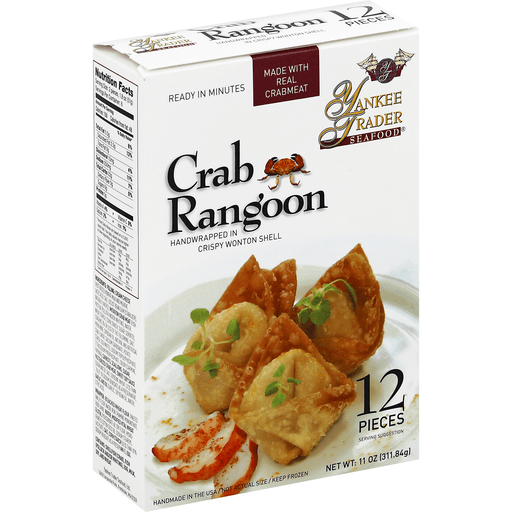 slide 2 of 2, Yankee Trader Seafood Crab Rangoon 12 ea, 12 ct
