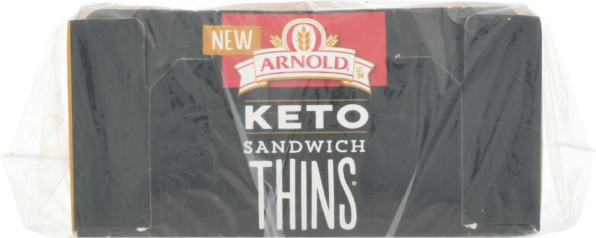 slide 7 of 9, Arnold Keto White Sandwich Thins, 6 count, 12 oz, 6 ct
