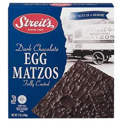 Streit's Chocolate Covered Matzo Egg