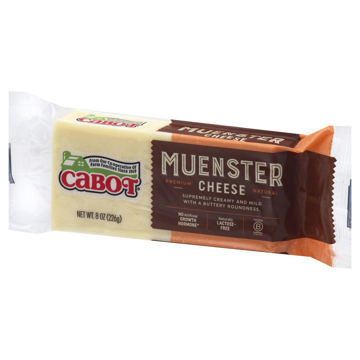 slide 8 of 10, Cabot Muenster Cheese, 8 oz