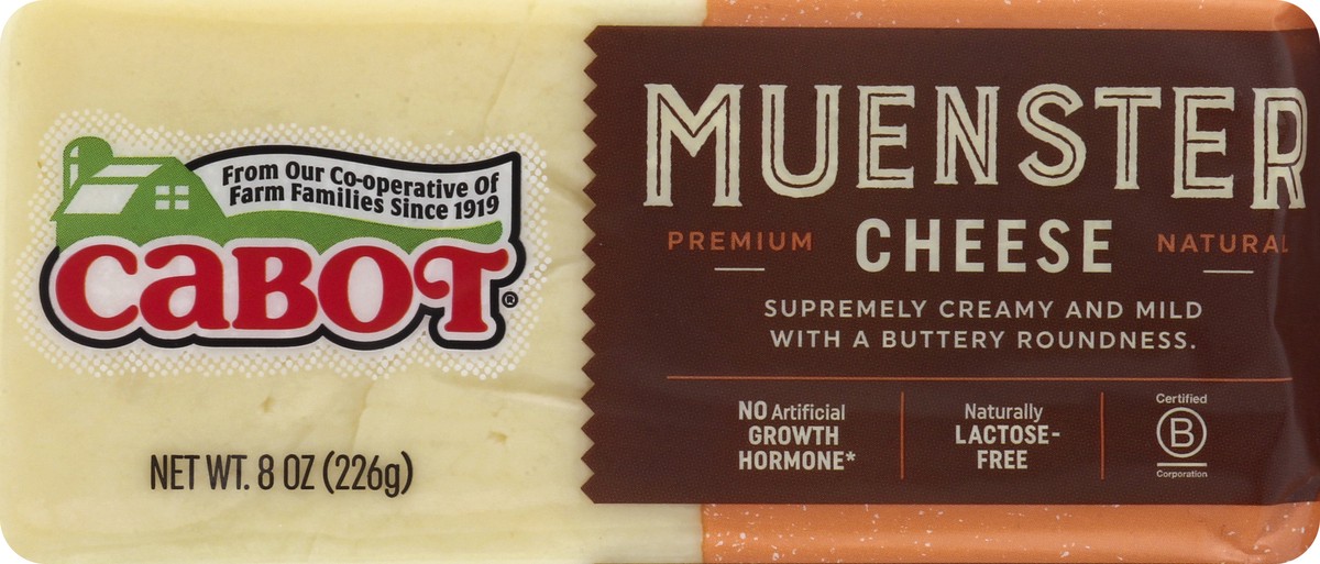 slide 6 of 10, Cabot Muenster Cheese, 8 oz