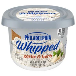 Philadelphia Whipped Garlic & Herb Cheese Spread 7.5 oz