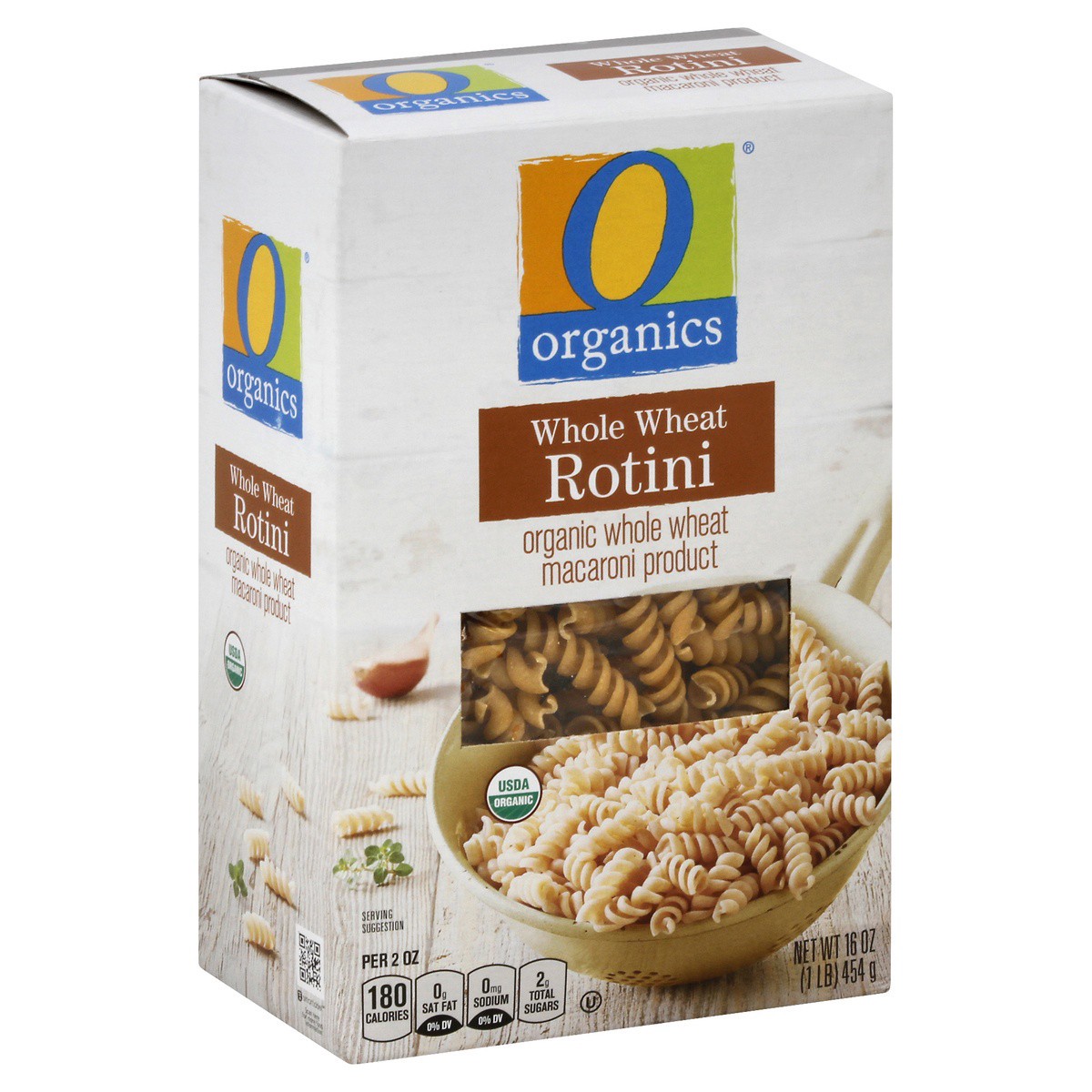 slide 2 of 9, O Organics 100% Whole Wheat Organic Rotini , 16 oz