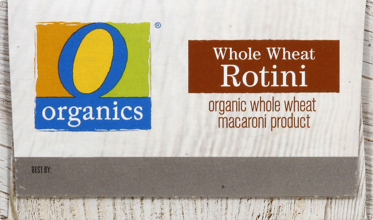 slide 5 of 9, O Organics 100% Whole Wheat Organic Rotini , 16 oz