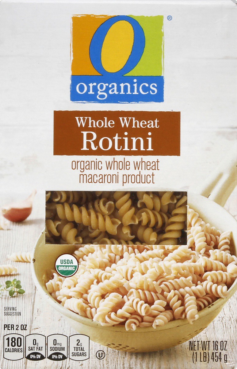 slide 6 of 9, O Organics 100% Whole Wheat Organic Rotini , 16 oz