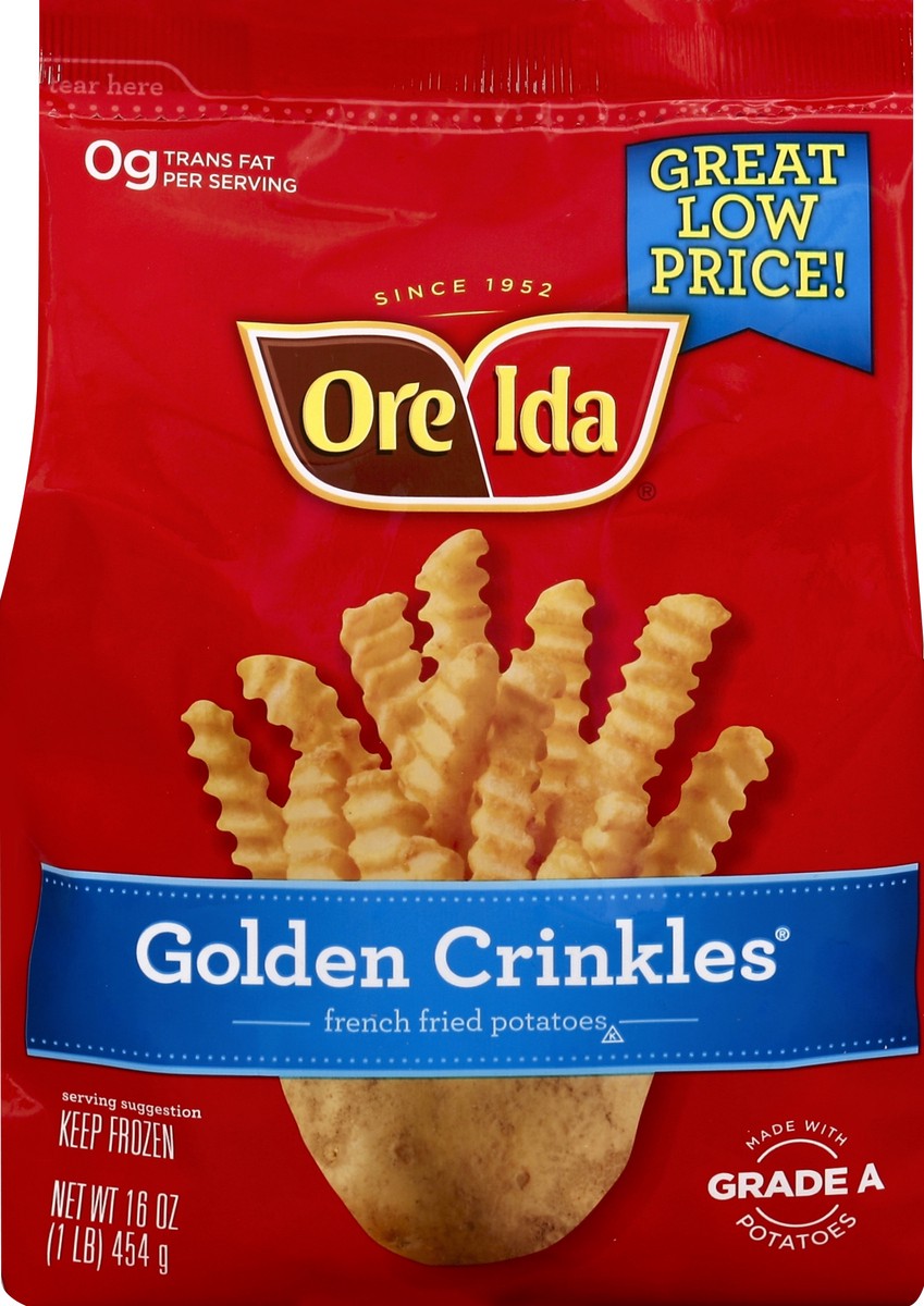 slide 4 of 5, Ore-Ida Golden Crinkles 16 oz, 16 oz