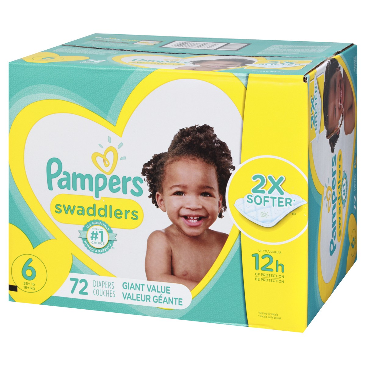 slide 4 of 11, Pampers Swaddlers Diapers Size, 6 72 ct
