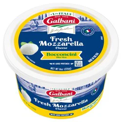 Galbani Bocconcini Fresh Mozzarella Cheese Bite Size 8 oz