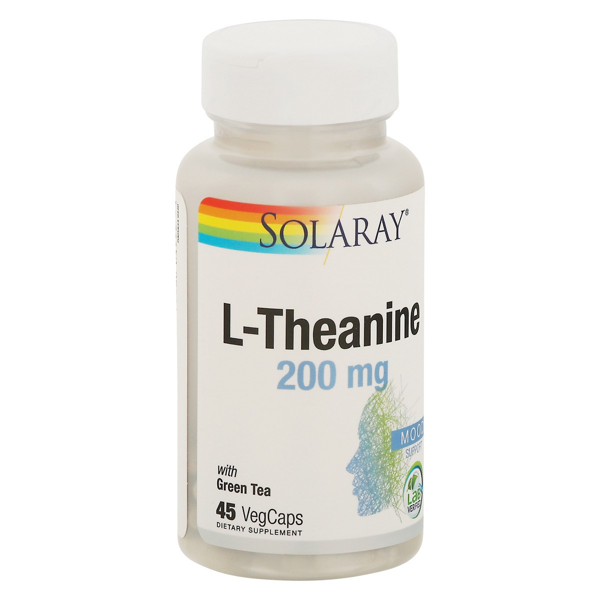 slide 3 of 14, Solaray L-theanine Anti-stress Formula, 45 ct