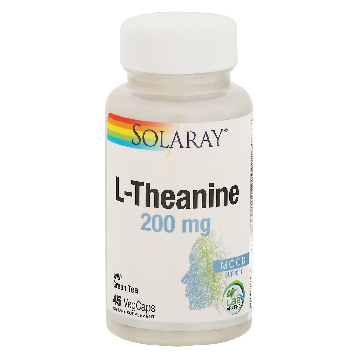 slide 13 of 14, Solaray L-theanine Anti-stress Formula, 45 ct