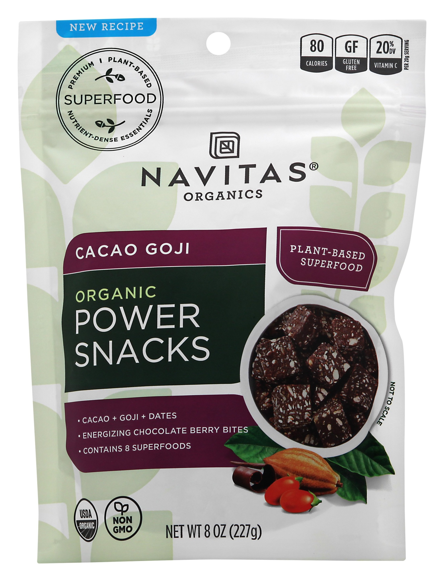 Navitas Naturals Superfood Snack Cacao Goji Organic 8 oz | Shipt