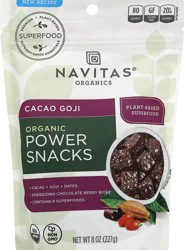 Navitas Naturals Snacks, Organic, Power, Cacao Goji