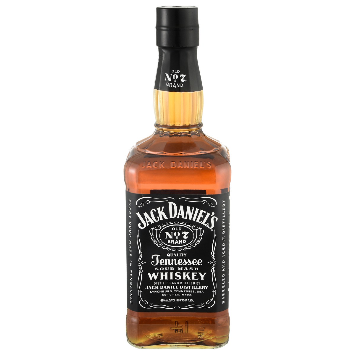 slide 1 of 25, Jack Daniel's Tennessee Sour Mash Whiskey 1.75 L, 1.75 liter