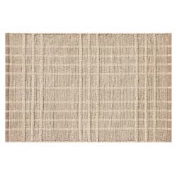 Loloi Ferris Plaid Scatter Rug, 20 In X 32 In, Neutral