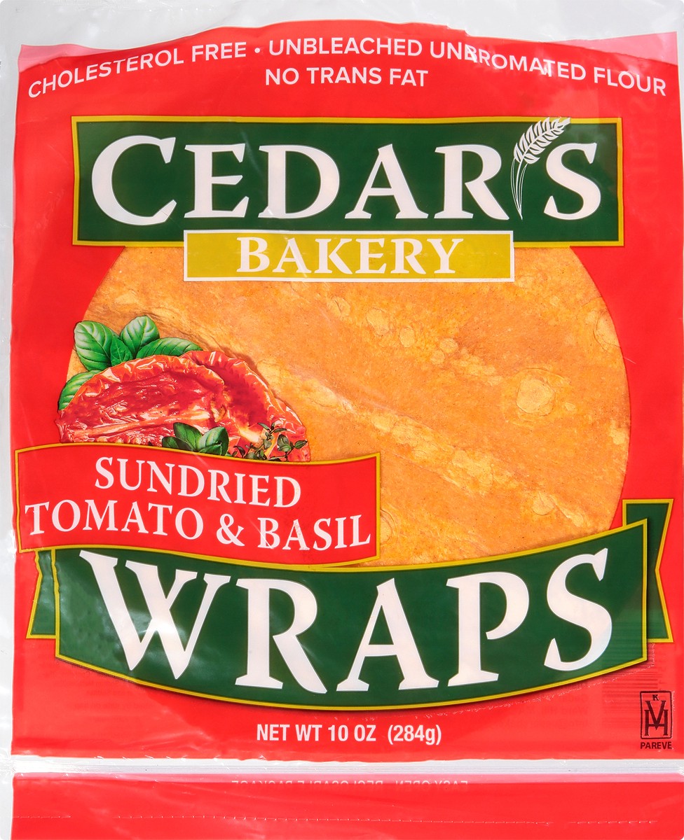 slide 11 of 13, Cedar'S Cedars Wraps, Sundried Tomato & Basil, 10 oz