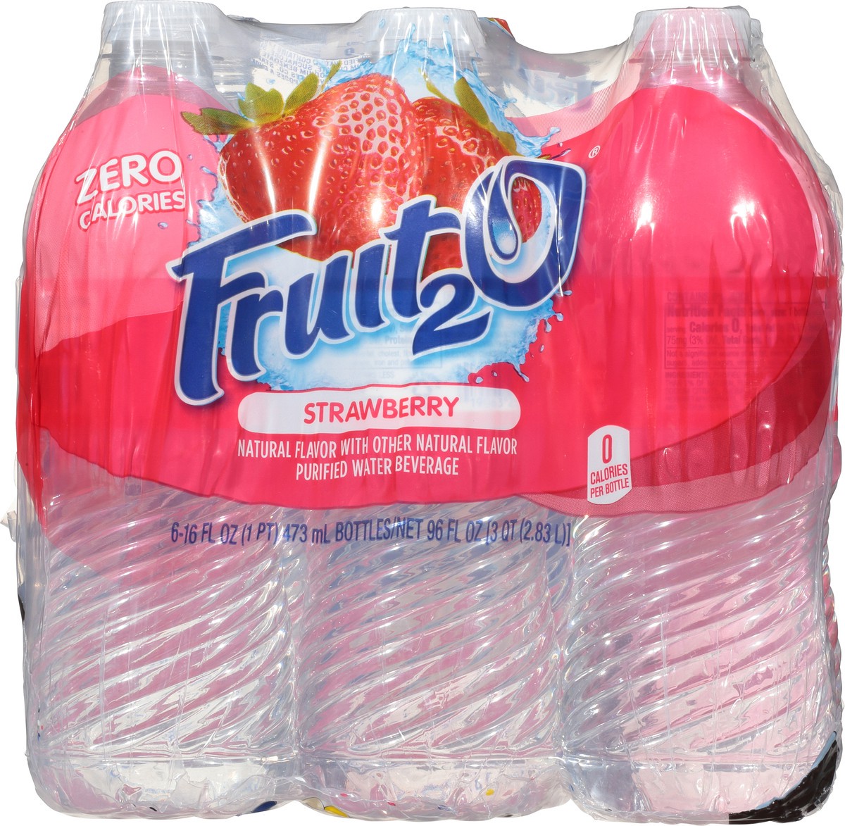 slide 7 of 9, Fruit Strawberry Purified Water Beverage - 6 ct; 16 fl oz, 6 ct; 16 fl oz