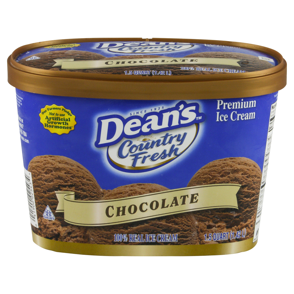 slide 1 of 1, Dean's Chocolate Ice Cream, 1.5 qt