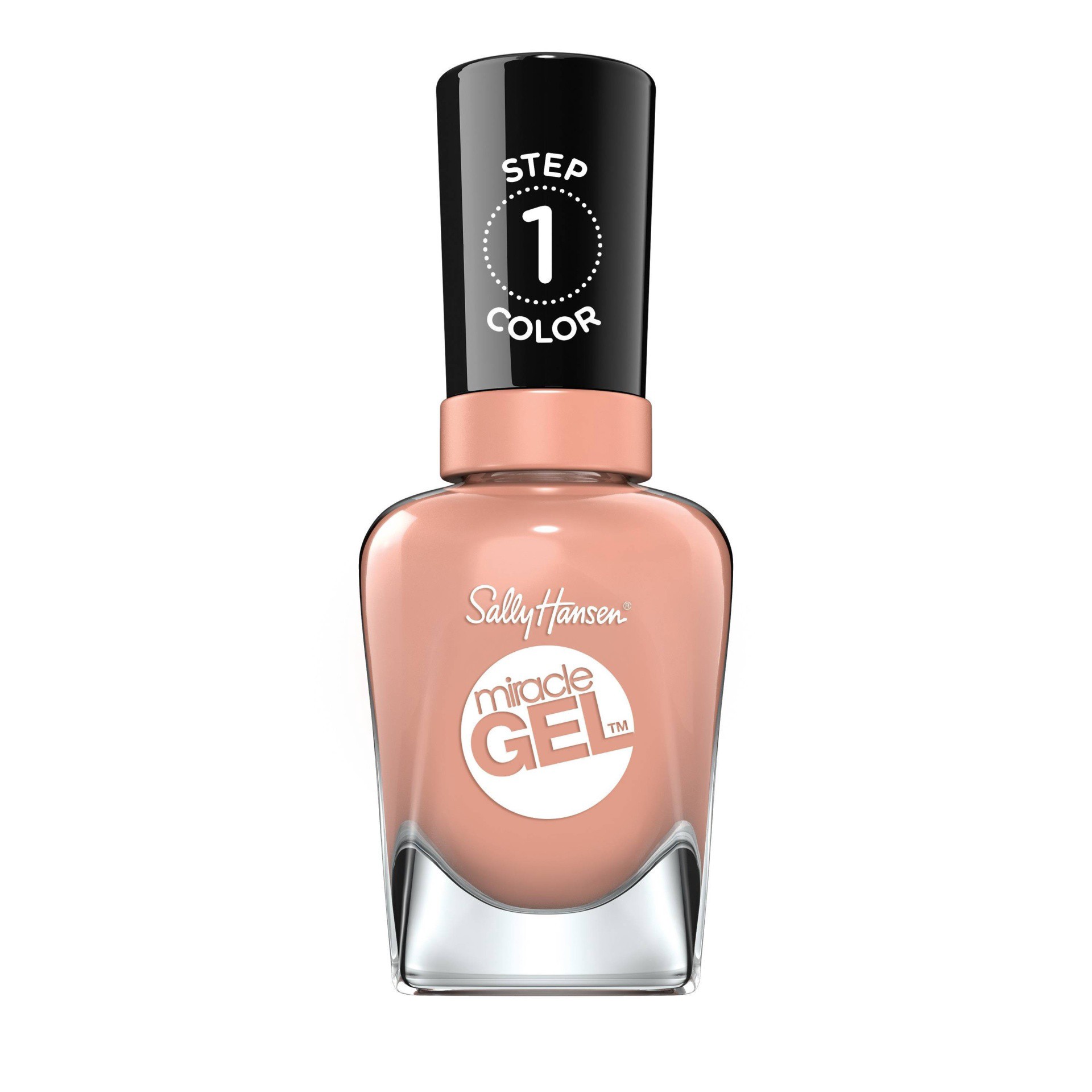 slide 1 of 4, Sally Hansen Miracle Gel, Frill Seeker, Gel Nail Polish, Chip-Resistant Nail Polish, Lasts up to 8 Days, 0.5 fl oz, 14.70 mL