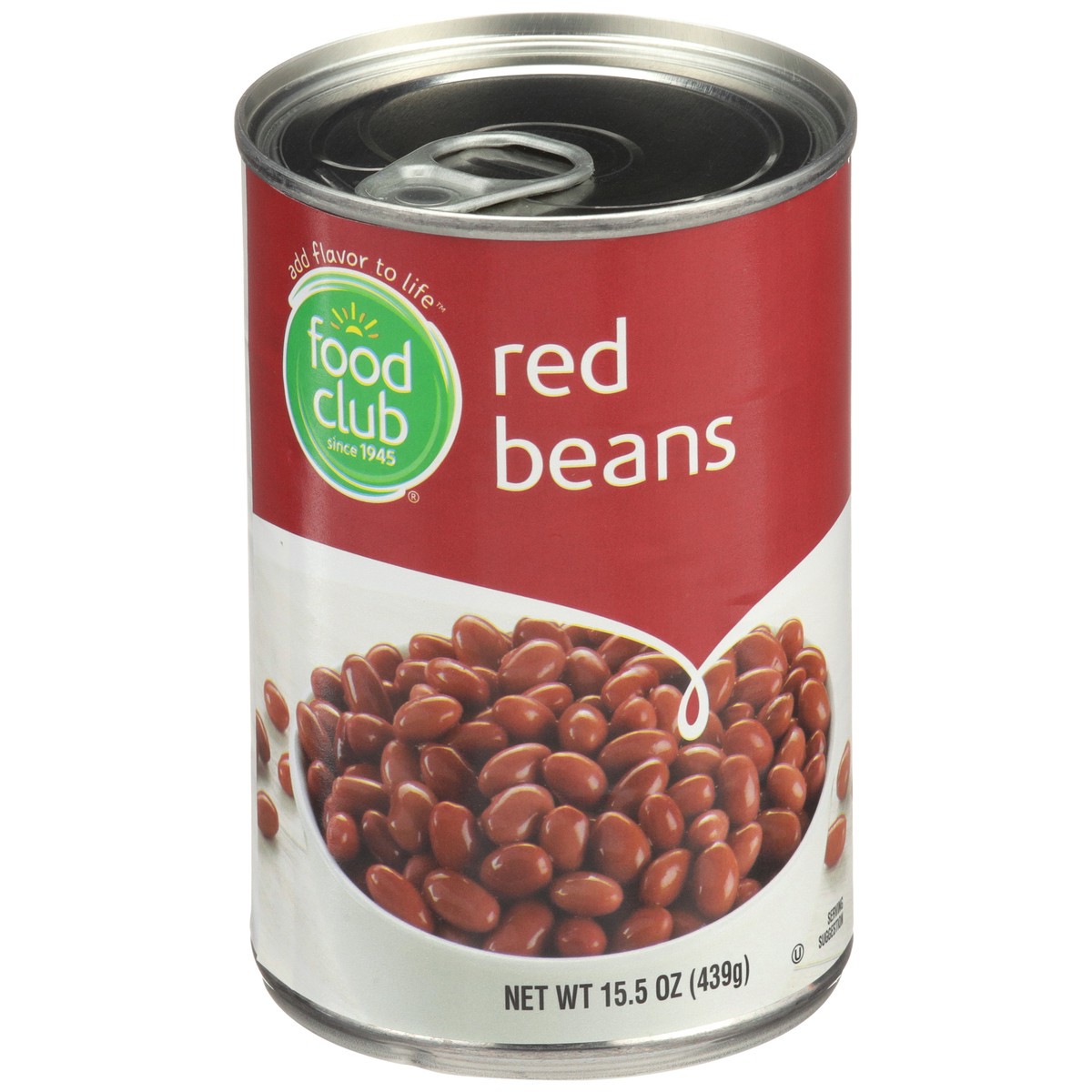 slide 1 of 9, Food Club Red Beans, 15.5 oz