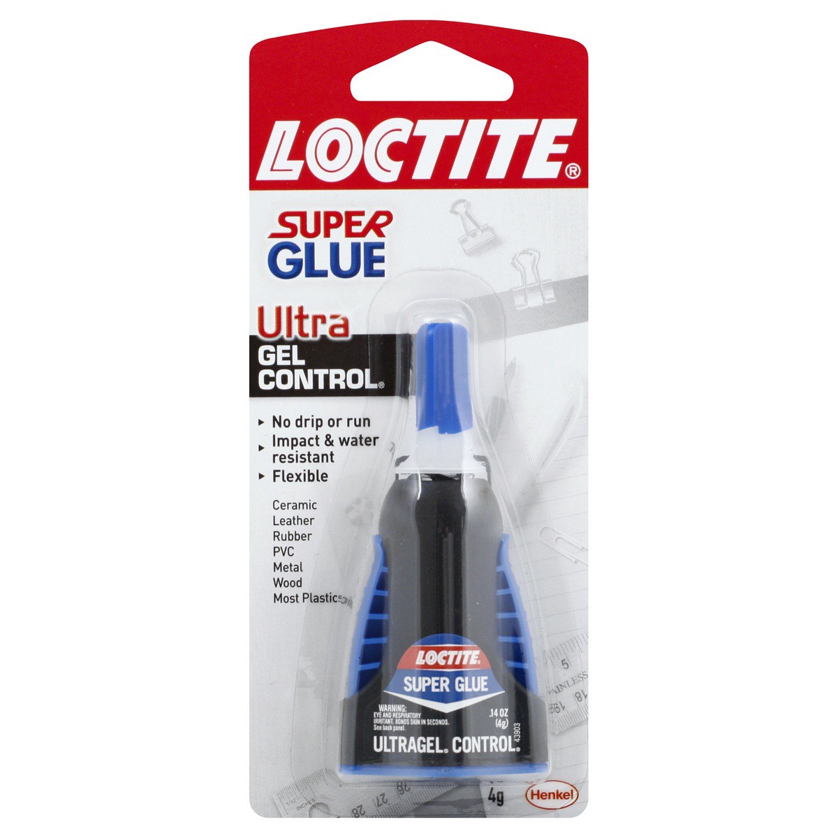 slide 1 of 7, Loctite Super Glue - Ultra Gel Control, 0.14 oz