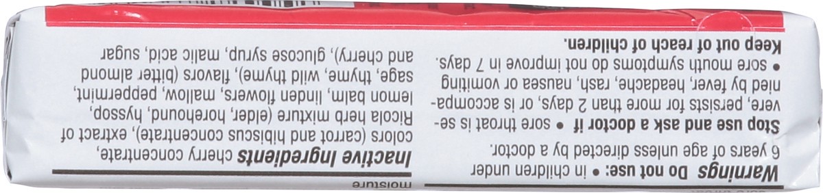 slide 11 of 14, Ricola Cherry Throat Drops | Delicious Throat Refreshment & Oral Anesthetic, 9 Count Stick, 9 ct