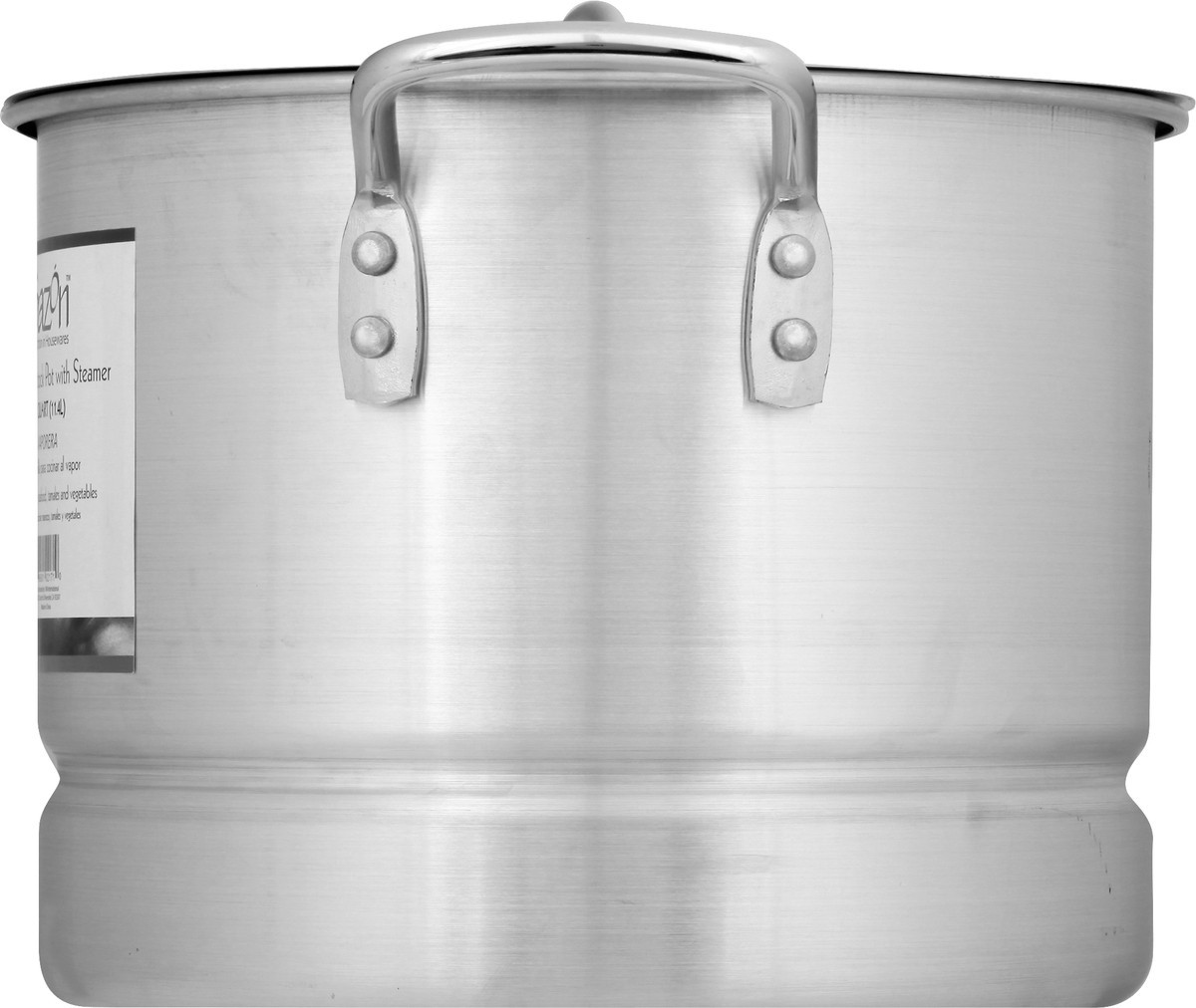 slide 4 of 11, Sazón Sazon Aluminum Stock Pot With Steamer, 12 Quart, 1 ct