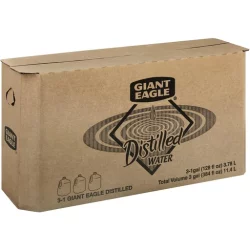 Giant Eagle Distilled Water - 3 ct