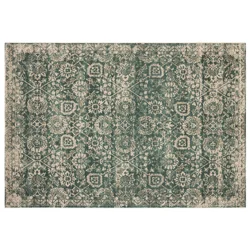 Loloi Mckenna Distressed Scatter Rug, 30 in x 45 in, Green