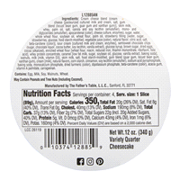 slide 8 of 9, The Father's Table Four Slice Caramel Turtle Cheesecake, 12 oz