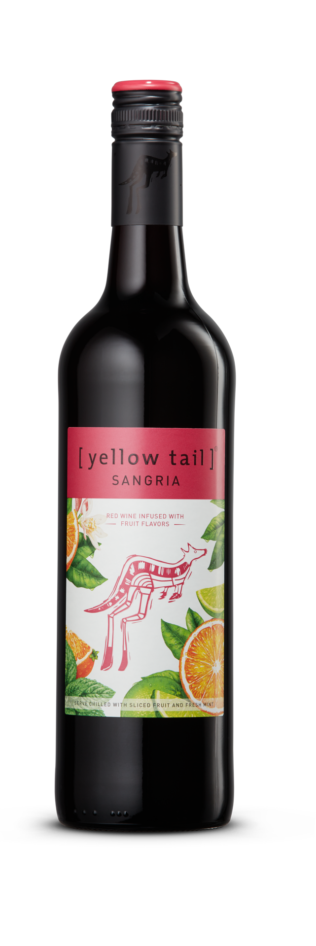 slide 1 of 6, [yellow tail] Yellow Tail Red Sangria, 750ml, 750 ml