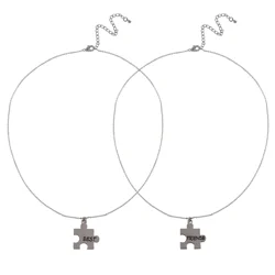Oh Hello Puzzle Piece Best Friend Necklace Set