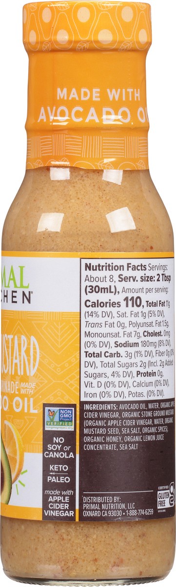 slide 9 of 9, Primal Kitchen Honey Mustard Dressing & Marinade 8 fl oz, 8 oz