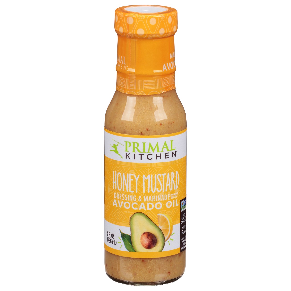 slide 1 of 9, Primal Kitchen Honey Mustard Dressing & Marinade 8 fl oz, 8 oz