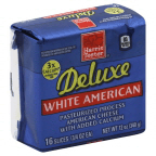 slide 1 of 1, Harris Teeter Deluxe American Cheese Slices - White, 12 oz
