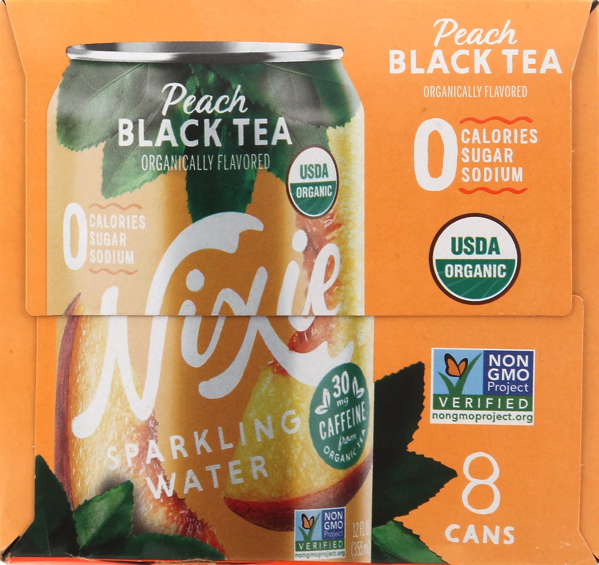 slide 2 of 13, Nixie Peach Black Tea Sparkling Water - 8 ct, 8 ct