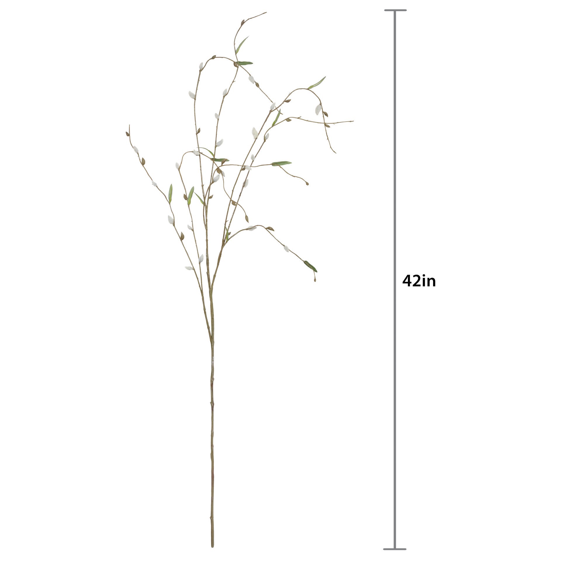 slide 2 of 3, 42" Cream Willow Branch Stem By Ashland, 42 in