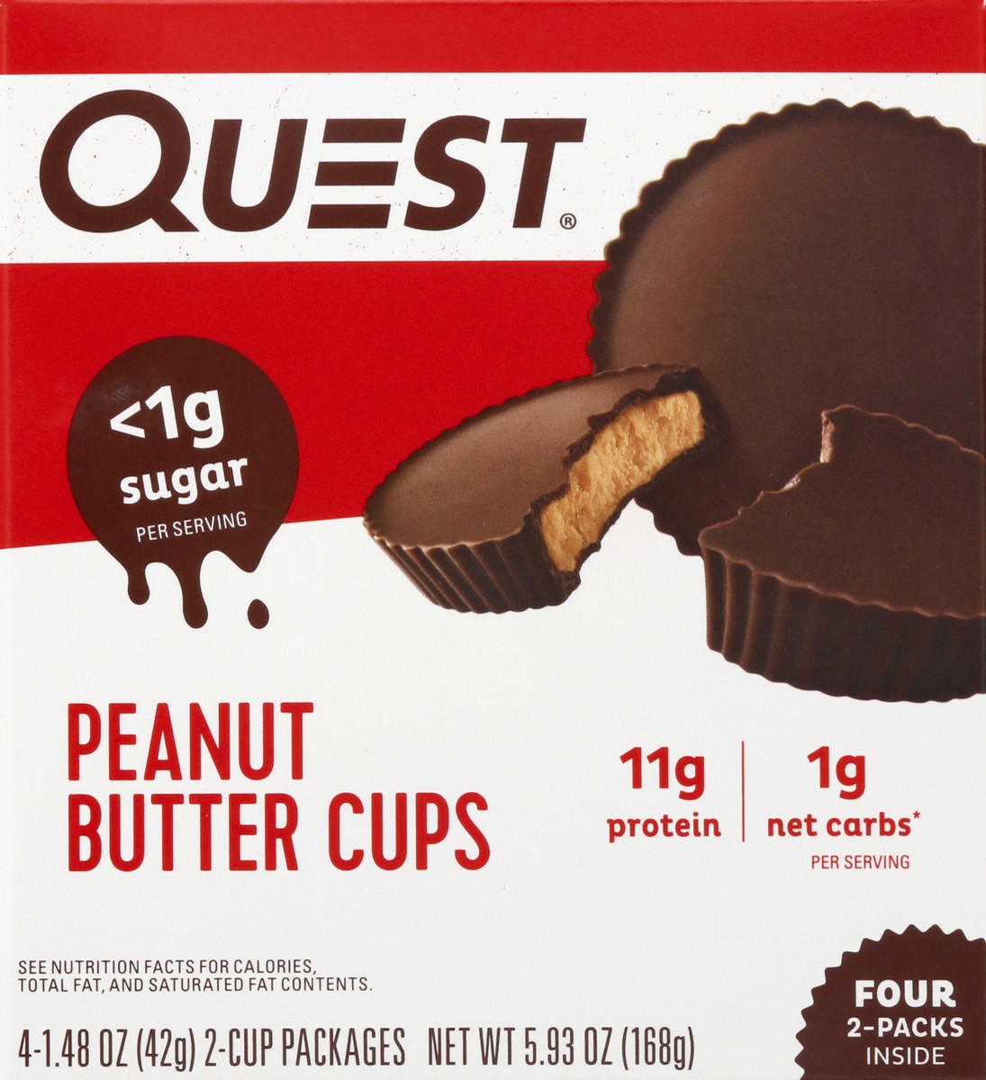 slide 6 of 9, Quest Peanut Butter Cups - 4ct, 5.93 oz