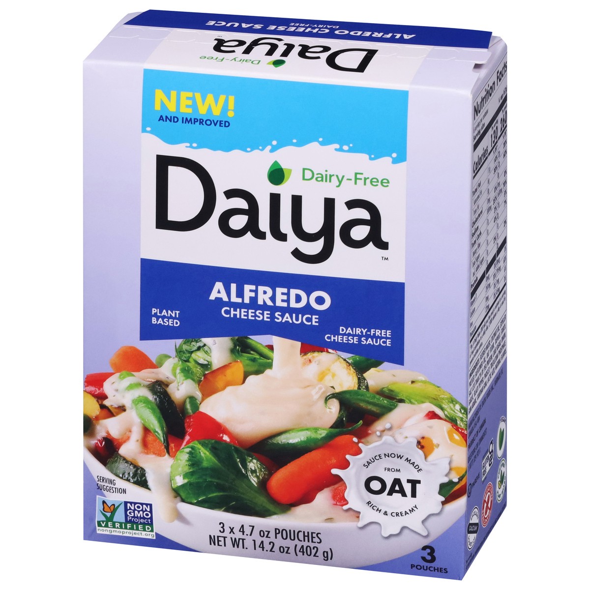 slide 6 of 9, Daiya Dairy Free Alfredo Cheese Sauce - 14.2 oz, 14.2 oz