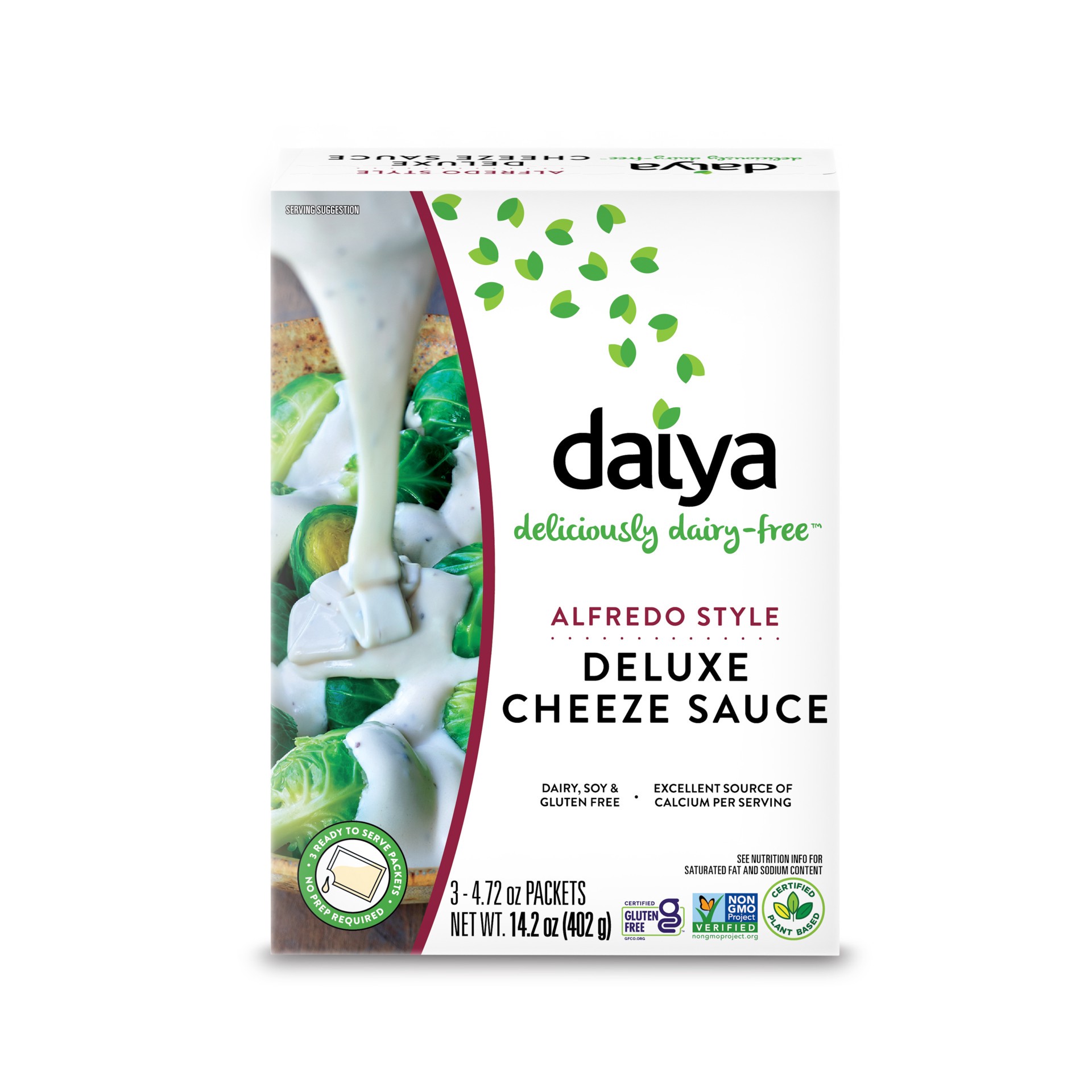 slide 1 of 9, Daiya Dairy Free Alfredo Cheese Sauce - 14.2 oz, 14.2 oz