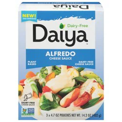 Daiya Dairy-Free Alfredo Cheese Sauce 3 - 4.7 oz Pouches